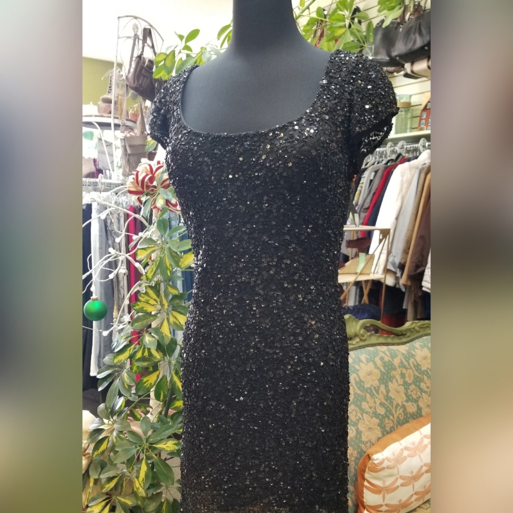 Sequined Cocktail Dress